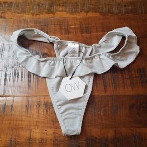 NWT OW Intimates Revolve Merissa Glitter Thong Sml